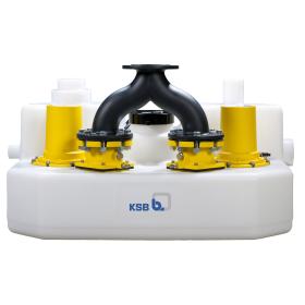KSB mini-Compacta – Fäkalienhebeanlagen mit Freistromrad oder Schneidwerk